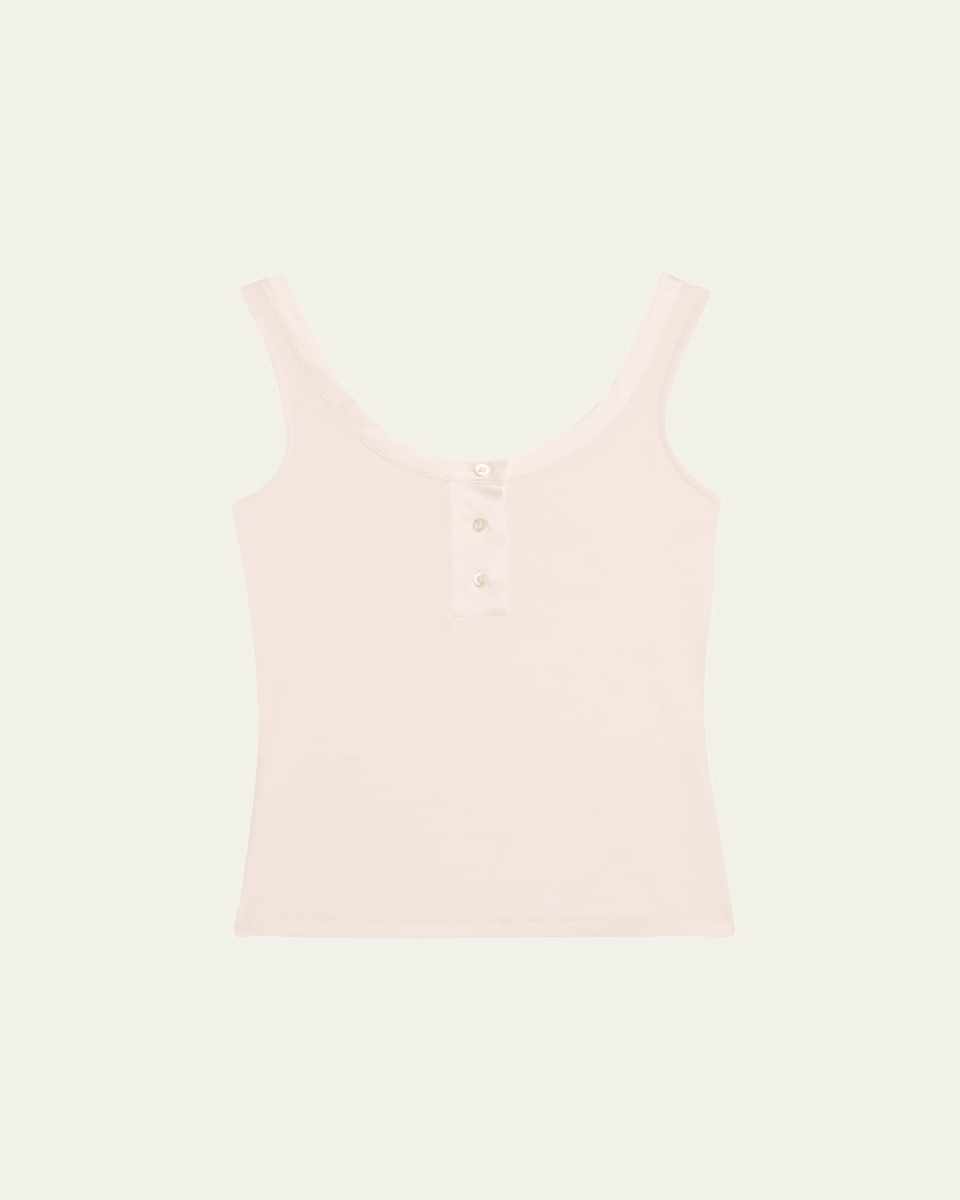 The Satin Trim Tank Top
